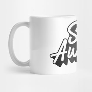 Stay Away typography Mug